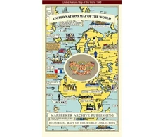 KNYGA Bookshop United Nations Map of The World 1946
