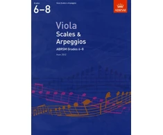 KNYGA Bookshop Viola Scales &amp; Arpeggios, ABRSM Grades 6-8