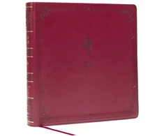 KNYGA Catholic Bible Catholic Bible Press NABRE XL, Catholic Edition, Leathersoft, Burgundy, Comfort Print
