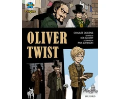 KNYGA Charles Dickens Project X Origins Graphic Texts: Dark Raudona+ Book Band, Oxford Level 20: Oliver Twist