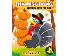 KNYGA Color Publications Thanksgiving Coloring Book for Kids