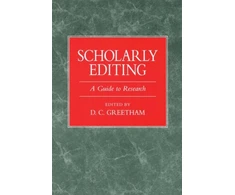 KNYGA D C Greetham Scholarly Editing