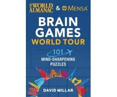 KNYGA David Millar World Almanac &amp; Mensa Brain Games World Tour