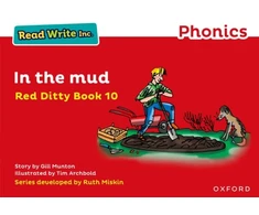 KNYGA Gill Munton Read Write Inc. Phonics: In the Mud (Raudona Ditty Book 10)