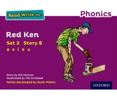 KNYGA Gill Munton Read Write Inc. Phonics: Raudona Ken (Violetinė Set 2 Storybook 8)