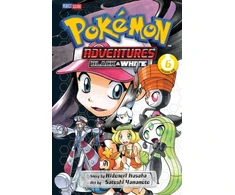 KNYGA Hidenori Kusaka Pokemon Adventures: Juodas and Baltas, Vol. 6