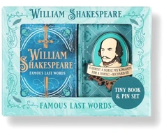 KNYGA Insight Insight Editions William Shakespeare Tiny Book and Pin Set
