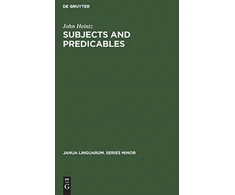 KNYGA John Heintz Subjects and Predicables