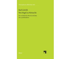 KNYGA Karl Lowith Von Hegel Zu Nietzche