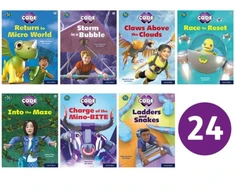 KNYGA Kate Scott Project X CODE: Baltas and Lime Book Bands, Oxford Levels 10 and 11: Sky Bubble and Maze Craze, Class Pack of 24