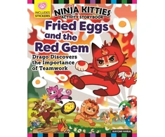 KNYGA Kayomi Harai Ninja Kitties Fried Eggs and the Raudona Gem Activity Storybook