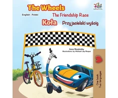 KNYGA Kidkiddos Books The Wheels -The Friendship Race (English Polish Bilingual Book)