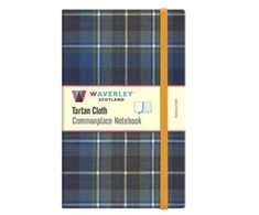 KNYGA LARGE 21 X 13CM Waverley Holyrood Tartan Large Notebook: 21cm x 13cm