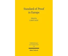 KNYGA Lubos Tichy Standard of Proof in Europe