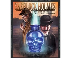 KNYGA Luke Kuhns Sherlock Holmes and the Case of the Crystal Mėlyna Bottle: a Graphic Novel