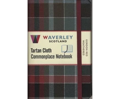 KNYGA M Astella Waverley Waverley (M): Gordon Raudona Weathered Tartan Cloth Commonplace Notebook