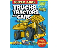 KNYGA Matthew Clark Super Cool Trucks, Tractors, and Cars Coloring Book