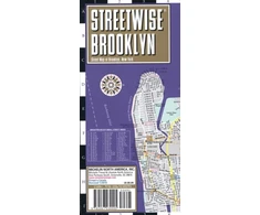 KNYGA Michelin Streetwise Brooklyn Map - Laminated City Center Street Map of Brooklyn, New York