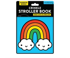KNYGA Mudpuppy Rainbow World Crinkle Fabric Stroller Book