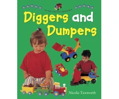 KNYGA Nicola Tuxworth Say and Point Picture Boards: Diggers and Dumpers