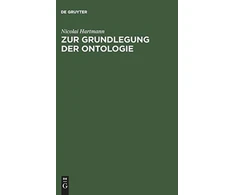 KNYGA Nicolai Hartmann Zur Grundlegung Der Ontologie