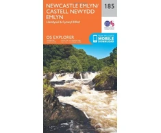 KNYGA Ordnance Survey Newcastle Emlyn, Llandysul and Cynwyl Elfed
