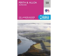 KNYGA Ordnance Survey Perth &amp; Alloa, Auchterarder