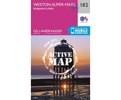 KNYGA Ordnance Survey Weston-Super-Mare, Bridgwater &amp; Wells