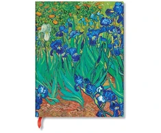 KNYGA paperblanks Van Gogh’s Irises Mini Unlined Hardback Journal (Elastic Band Closure)