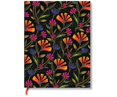 KNYGA paperblanks Wild Flowers (Playful Creations) Midi Hardback Address Book (Elastic Band Closure)