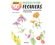 KNYGA Penny Brown Paint 50: Watercolour Flowers