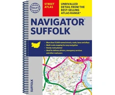 KNYGA Philips Maps Philip's Navigator Street Atlas Suffolk