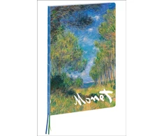 KNYGA Pine Tree Path, Claude Monet A4 Notebook