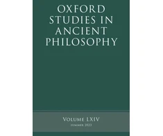 KNYGA Rachana Kamtekar Oxford Studies in Ancient Philosophy