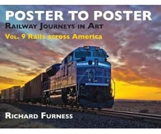 KNYGA Richard Furness Railway Journeys in Art Volume 9: Rails Across America