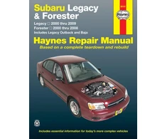 KNYGA Robert Maddox Subaru Legacy &amp; Forester covering Legacy (2000-2009) &amp; Forester (2000-2008), inc. Legacy Outback &amp; Baja Haynes Repair Manual (USA)