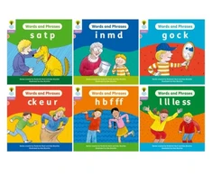 KNYGA Roderick Hunt Oxford Reading Tree: Floppy's Phonics Decoding Practice: Oxford Level 1+: Mixed Pack of 6