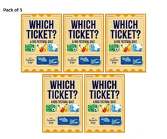 KNYGA Ruth Miskin Read Write Inc. Fresh Start Readers: Book 3: Which Ticket? A Big Festival Quiz &amp; Fantastic Rays - Pack of 5