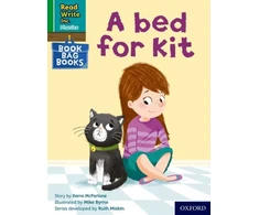 KNYGA Ruth Miskin Read Write Inc. Phonics: A bed for Kit (Žalias Set 1 Book Bag Book 10)