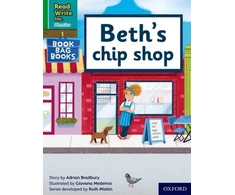KNYGA Ruth Miskin Read Write Inc. Phonics: Beth's chip shop (Žalias Set 1 Book Bag Book 7)