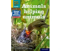 KNYGA Ruth Miskin Read Write Inc. Phonics: Geltona Set 5: NF Book Bag Book 1 Animals helping animals