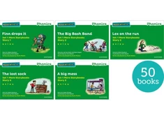 KNYGA Ruth Miskin Read Write Inc. Phonics: Žalias Set 1 More Storybooks (Pack of 50)