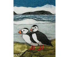KNYGA Sarah Ross Thompson Wild Birds Pocket Notebook: Puffin