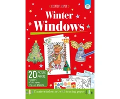 KNYGA Stemp Toni Creative Paper: Winter Windows, Creative window art with tracing paper
