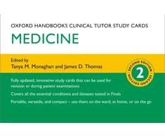 KNYGA Tanya M Monaghan Oxford Handbooks Clinical Tutor Study Cards: Medicine