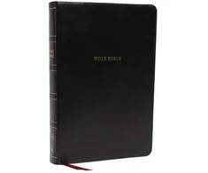 KNYGA Thomas Thomas Nelson NKJV Holy Bible, Super Giant Print Reference Bible, Juodas Leathersoft, 43,000 Cross references, Raudona Letter, Comfort Print: New King James Version