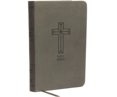 KNYGA Thomas Thomas Nelson NKJV, Thinline Bible, Compact, Leathersoft, Juodas, Raudona Letter, Comfort Print