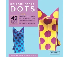 KNYGA Tuttle Tuttle Publishing Origami Paper - Dots - 6 3/4" - 49 Sheets