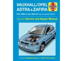 KNYGA Vauxhall/Opel Astra &amp; Zafira Petrol (Feb 98 - Apr 04) Haynes Repair Manual