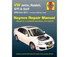 KNYGA Volkswagen VW Jetta, Rabbit, GTI &amp; Golf covering New Jetta (05), Jetta (06-11), GLI (06-09), Rabbit (06-09), GTI 2.0L (06), GTI (07-11) &amp; Golf (10-11) Haynes Repair Manual (USA)